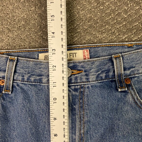 Vintage Y2K Levi's 550 Relaxed Fit Jeans Men's 38 x 30 Blue Cotton - Picture 12 of 15